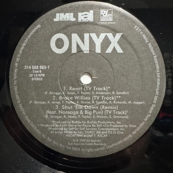 Album cover for React by Onyx