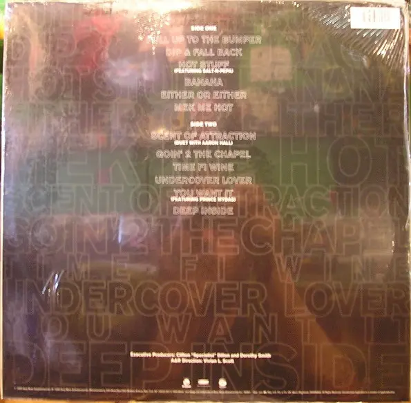 Patra - Scent Of Attraction, Hip Hop, Reggae, Dancehall, Ragga HipHop, 1995 - 550 Music, Epic, US, Vinyl 1x LP, Album