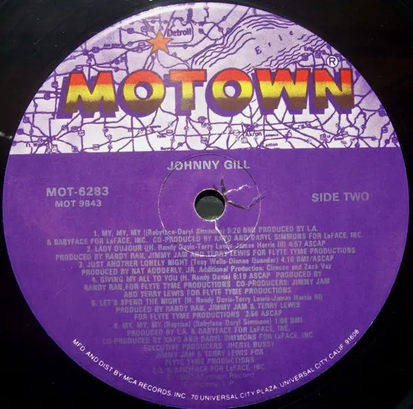 Johnny Gill - Johnny Gill, Funk / Soul, Contemporary R&B, New Jack Swing, 1990 - Motown, US, Vinyl 1x LP, Album