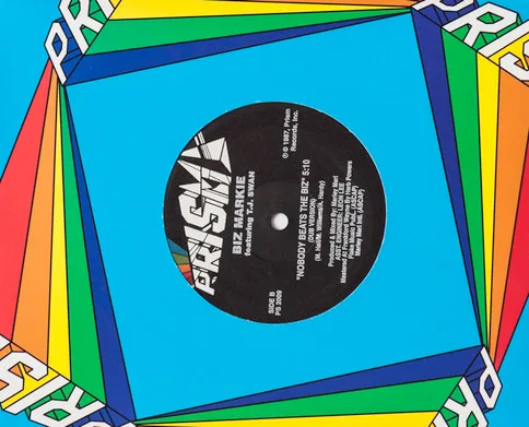 Album cover for Nobody Beats The Biz by Biz Markie Featuring TJ Swan