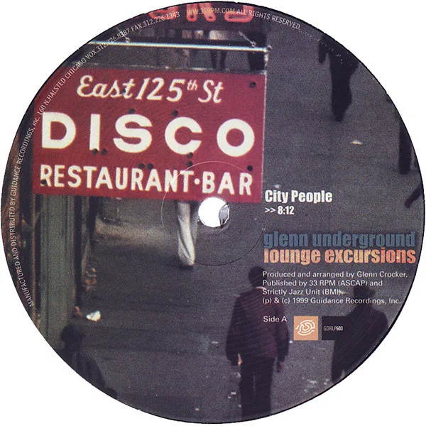 Album cover for Lounge Excursions by Glenn Underground