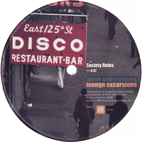 Album cover for Lounge Excursions by Glenn Underground