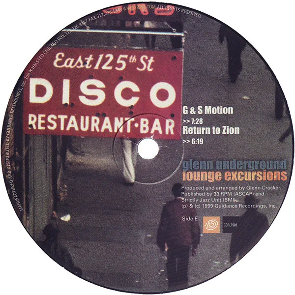 Album cover for Lounge Excursions by Glenn Underground