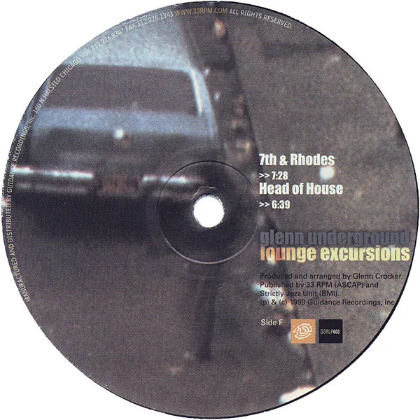 Album cover for Lounge Excursions by Glenn Underground