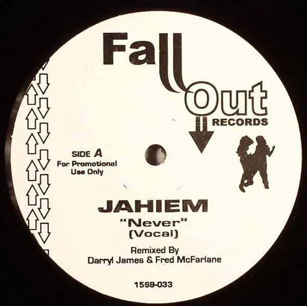 Album cover for Never by Jaheim