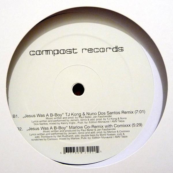 Ben Mono Feat. Jemeni - Jesus Was A B-Boy, Electronic, Hip Hop, Breaks, Cut-up/DJ, Electro, House, 2008 - Compost Records, Ge