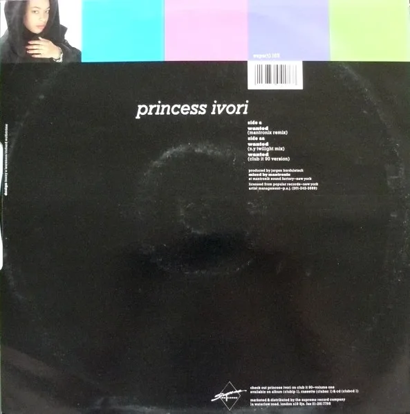 Album cover for Wanted (Mantronix Remix) by Princess Ivori
