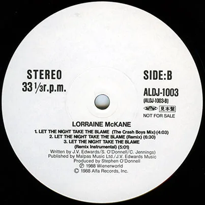 Album cover for Meet My Friend (Remix) / Let The Night The Blame (Remix) by Eddy Huntington / Lorraine McKane