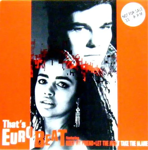 Album cover for Meet My Friend (Remix) / Let The Night The Blame (Remix) by Eddy Huntington / Lorraine McKane