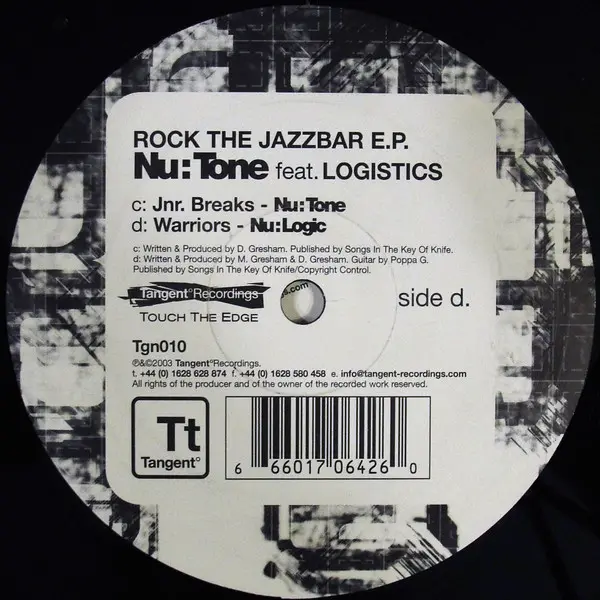 Nu:Tone feat. Logistics - Rock The Jazzbar E.P., Electronic, Drum n Bass, 2003 - Tangent Recordings, UK, Vinyl 2x 12", EP