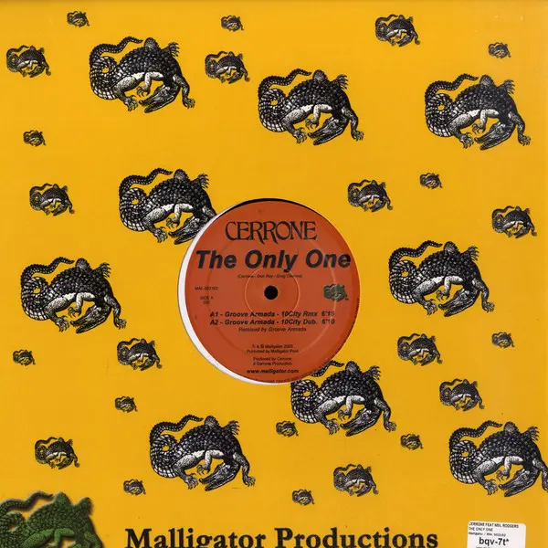 Cerrone - The Only One (Remixed By Groove Armada) - 2003 - Deep House, Garage House, House - Malligator - Vinyl 1x 12"