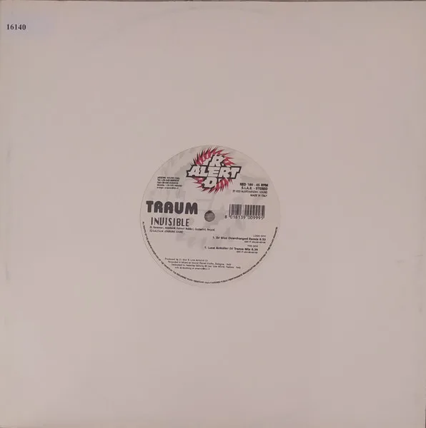 Album cover for Invisible by Traum