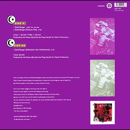 Album cover for Gold Burger by Fun-Da-Mental