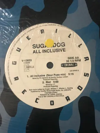 Sugardog - All Inclusive - 1991 - Progressive House, Tribal House - Guerilla, Tribal America - Vinyl 1x 12", 33 ⅓ RPM