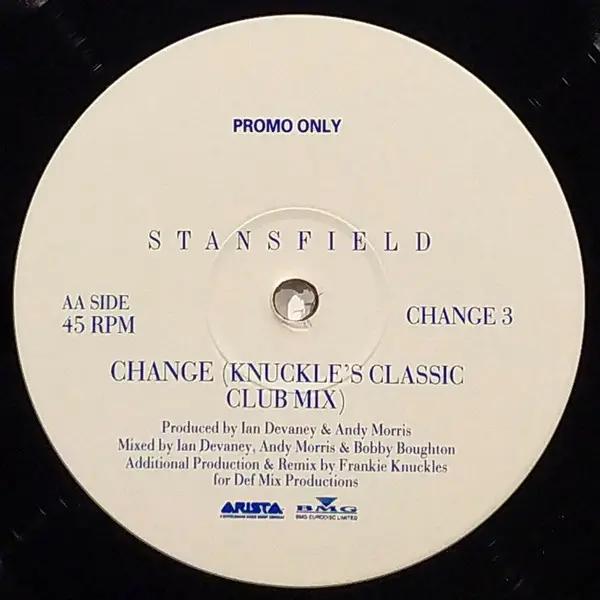 Lisa Stansfield - Change, Electronic, Downtempo, House, 1991 - Arista, BMG, UK, Vinyl 1x 12", 45 RPM, Promo