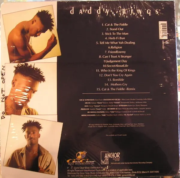 Daddy Rings - Stand Out, Reggae, Dancehall, Ragga, 1997 - Anchor Recording Co. Ltd., Gone Clear Music Distribution, US, Vinyl