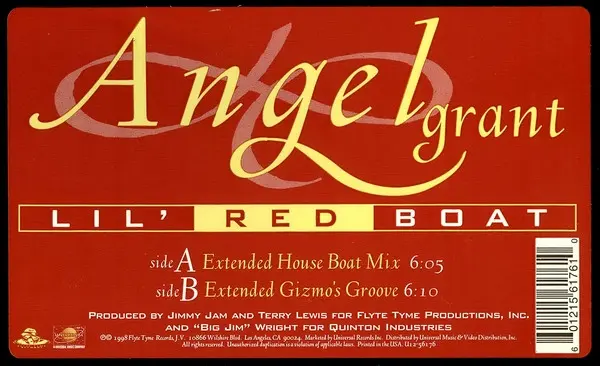 Angel Grant - Lil' Red Boat, Electronic, Funk / Soul, Contemporary R&B, House, 1998 - Flyte Tyme Records, Universal Records, 