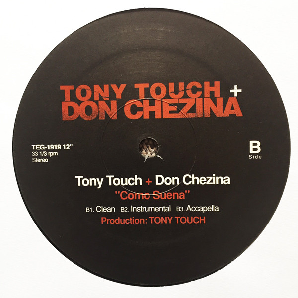 Tony Touch - Say Ay Ay Ay / Como Suena, Hip Hop, Latin, Reggae, Dancehall, Ragga HipHop, Reggaeton, 2004 - Traffic Entertainm