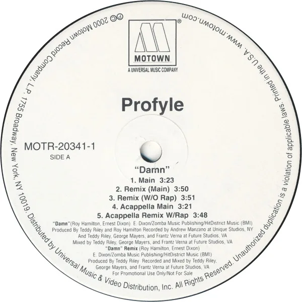 Album cover for Damn (JAM) Remixes by Profyle