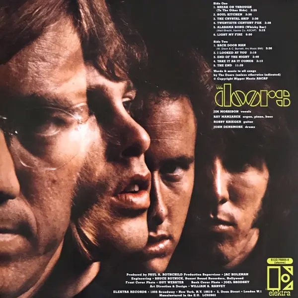 Album cover for The Doors by Doors, The
