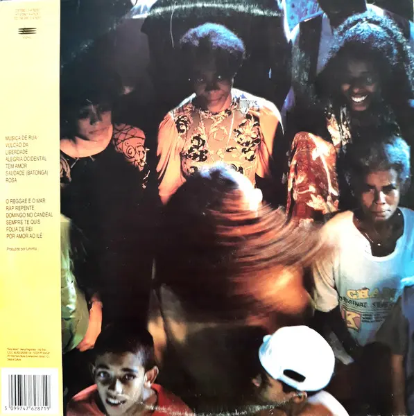 Daniela Mercury - Música De Rua, Latin, Axé, 1994 - Epic, Brazil, Vinyl 1x LP, Album