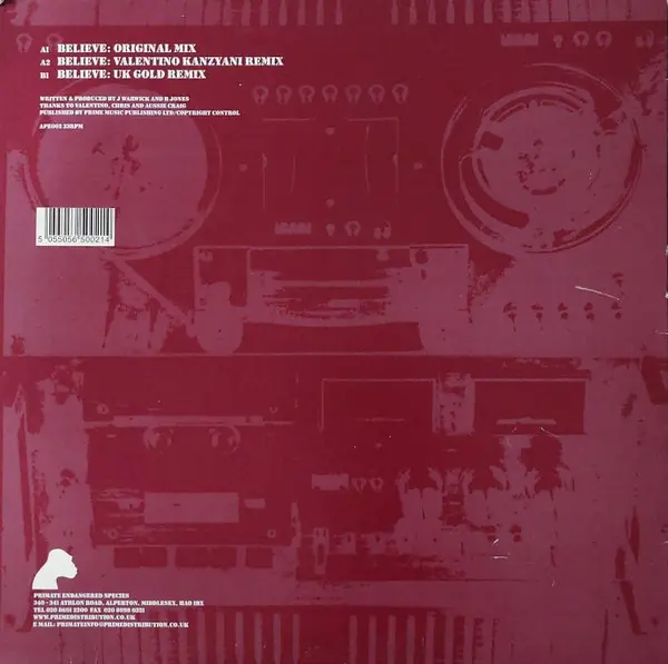 Album cover for Believe by Traxster