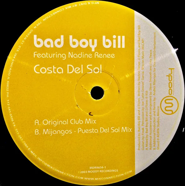Album cover for Costa Del Sol by Bad Boy Bill Feat. Nadine Renée