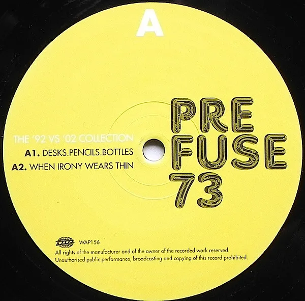 Album cover for The '92 Vs '02 Collection by Prefuse 73