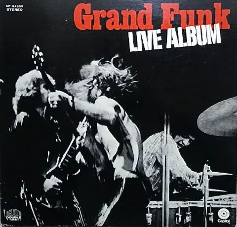Grand Funk Railroad - Live Album - 1970 - Hard Rock - Capitol Records - Vinyl 2x LP, Album, Stereo Green Target Label