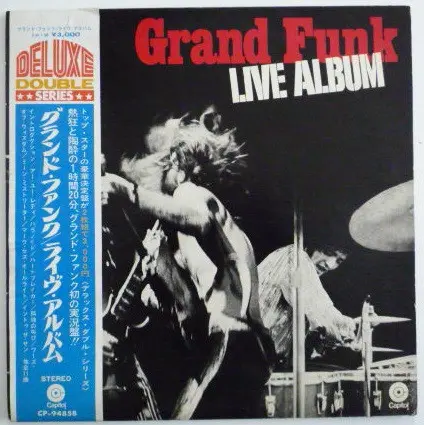 Grand Funk Railroad - Live Album - 1970 - Hard Rock - Capitol Records - Vinyl 2x LP, Album, Stereo Green Target Label