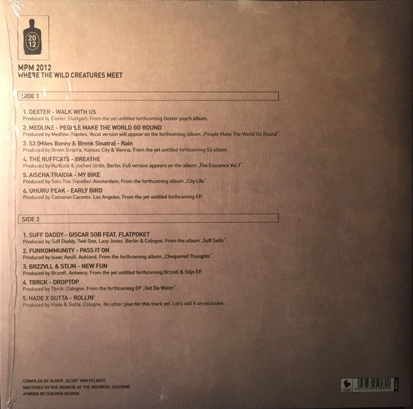 Various - Where The Wild Creatures Meet, Funk / Soul, Hip Hop, Conscious, Funk, Jazzy Hip-Hop, RnB/Swing, 2012 - Melting Pot 