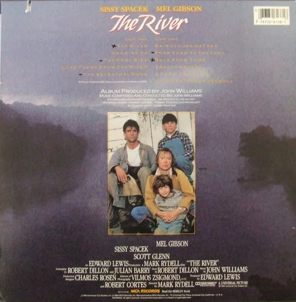 Album cover for The River (Music From The Original Motion Picture Soundtrack) by John Williams (4)