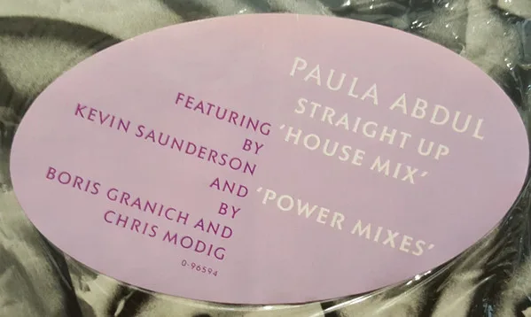 Album cover for Straight Up by Paula Abdul