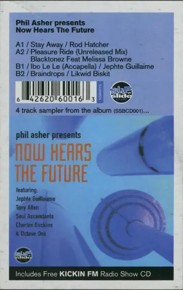 Phil Asher - Now Hears The Future, Electronic, Deep House, Future Jazz, 1999 - Slip 'n' Slide Blue, UK, Vinyl 1x 12", 33 ⅓ RP