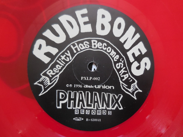 Rude Bones - Reality Has Become Ska, Reggae, Rock, Punk, Ska, 1996 - Phalanx Records, Japan, Vinyl 1x LP, 45 RPM, Album, Limi
