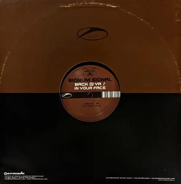 Album cover for Back @ Ya / In Your Face by Signum