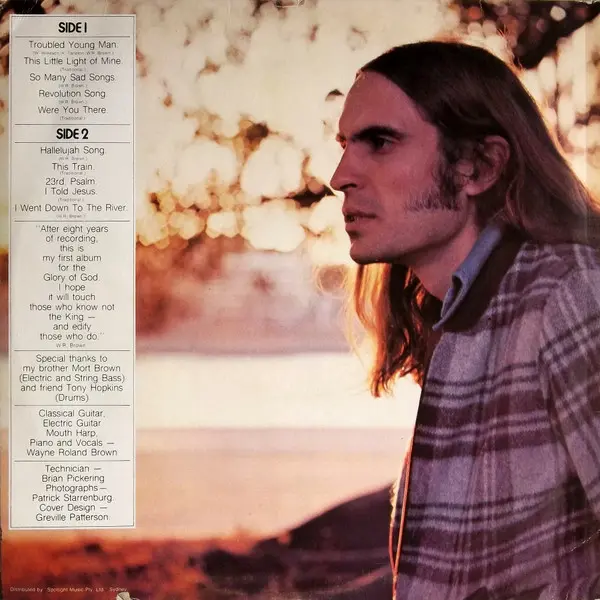 Wayne Roland Brown - Wayne Roland Brown, Folk, World, & Country, Funk / Soul, Rock, Gospel, 1977 - Focus (12), Australia, Vin