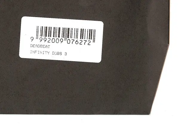 Deadbeat - The Infinity Dubs Vol 3, Electronic, Techno, 2013 - BLKRTZ, Germany, Vinyl 1x 12"