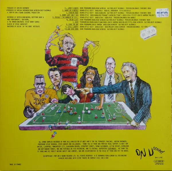 Barmy Army - The English Disease, Electronic, Funk / Soul, Breaks, Electro, Industrial, 1989 - On-U Sound, UK, Vinyl 1x LP, A