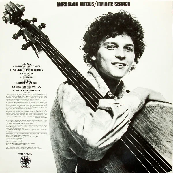 Album cover for Infinite Search by Miroslav Vitous