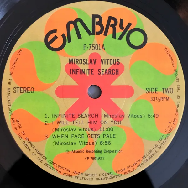 Album cover for Infinite Search by Miroslav Vitous