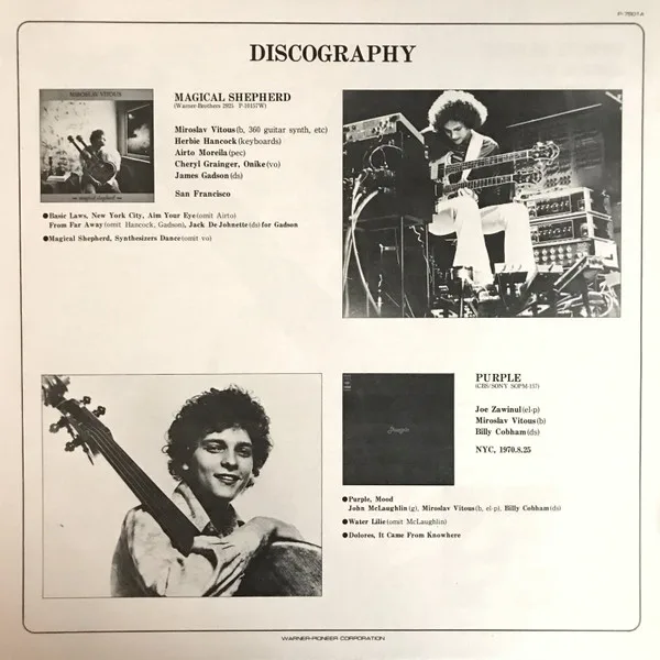 Album cover for Infinite Search by Miroslav Vitous