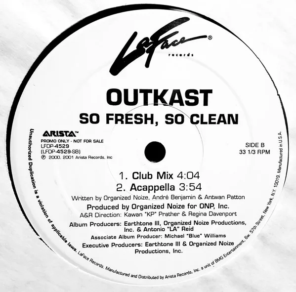 Album cover for So Fresh, So Clean by OutKast