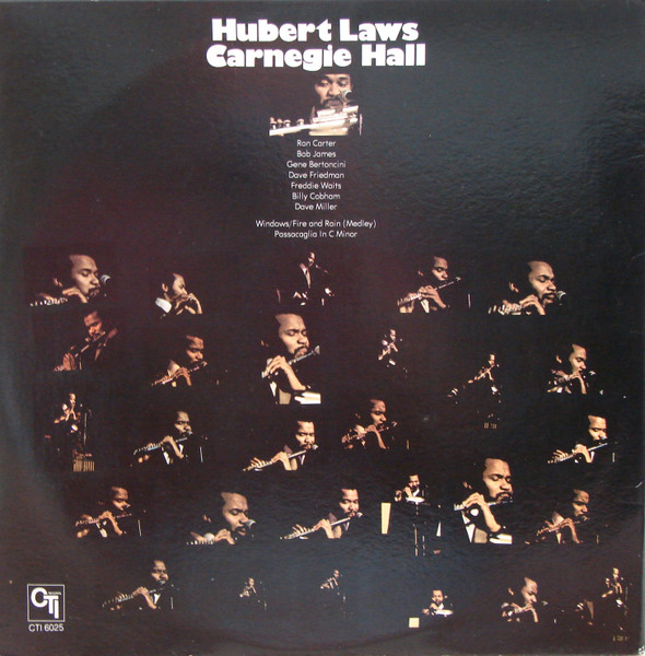 Hubert Laws - Carnegie Hall, Jazz, CTI Records, US, Vinyl 1x LP, Album, Reissue Gatefold