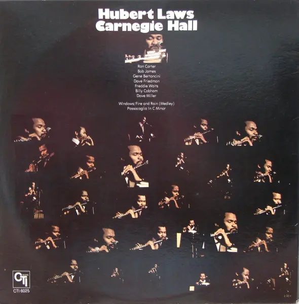 Hubert Laws - Carnegie Hall, Jazz, CTI Records, US, Vinyl 1x LP, Album, Reissue Gatefold