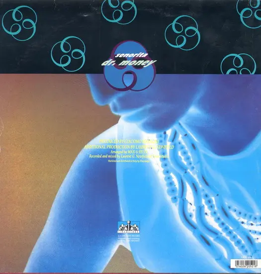 Dr. Money - Senorita, Electronic, Eurobeat, Hi NRG, 1991 - Time Records, Italy, Vinyl 1x 12", 45 RPM, Stereo