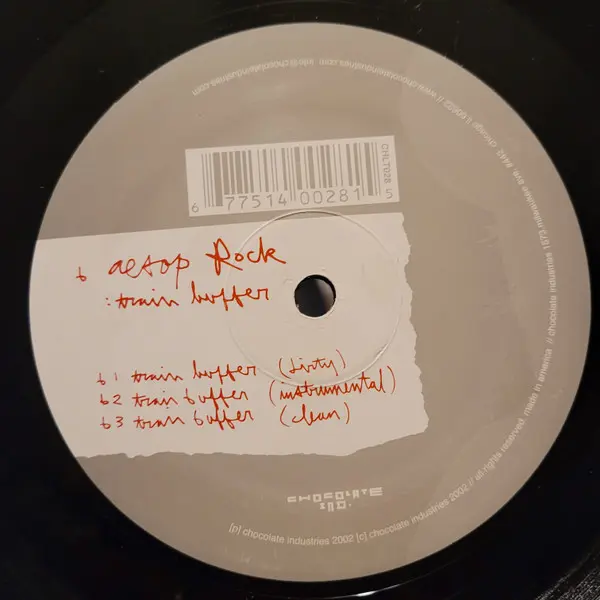 El-P / Aesop Rock - Dead Light / Train Buffer, Hip Hop, 2002 - Chocolate Industries, US, Vinyl 1x 12"