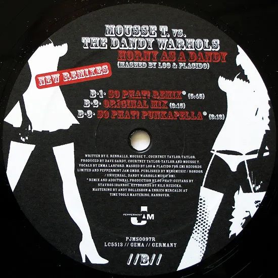 Album cover for Horny As A Dandy by Mousse T. vs. Dandy Warhols, The