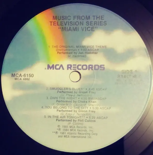Various - Music From The Television Series "Miami Vice", Electronic, Hip Hop, Rock, Stage & Screen, Electro, Pop Rock, Score,