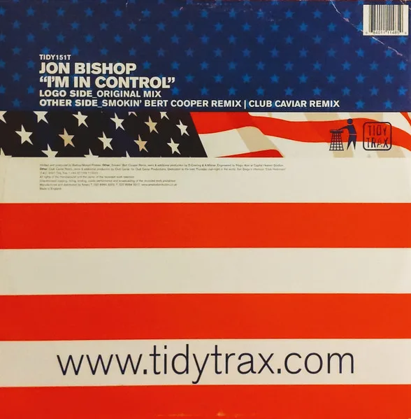 Album cover for I'm In Control by Jon Bishop